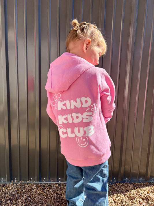 Kind Kids Club Hoodie (Pink)